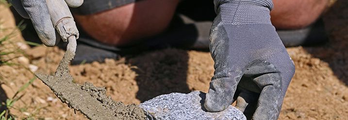 Rasenkante Granit Material